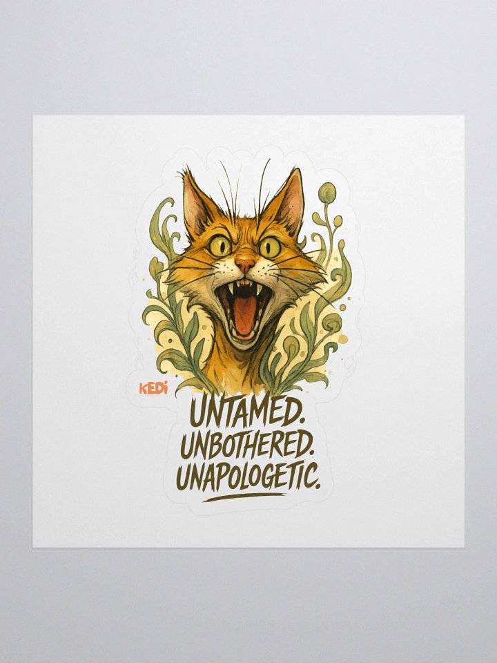 Untamed Cat Collection Kiss Cut Stickers product image (1)
