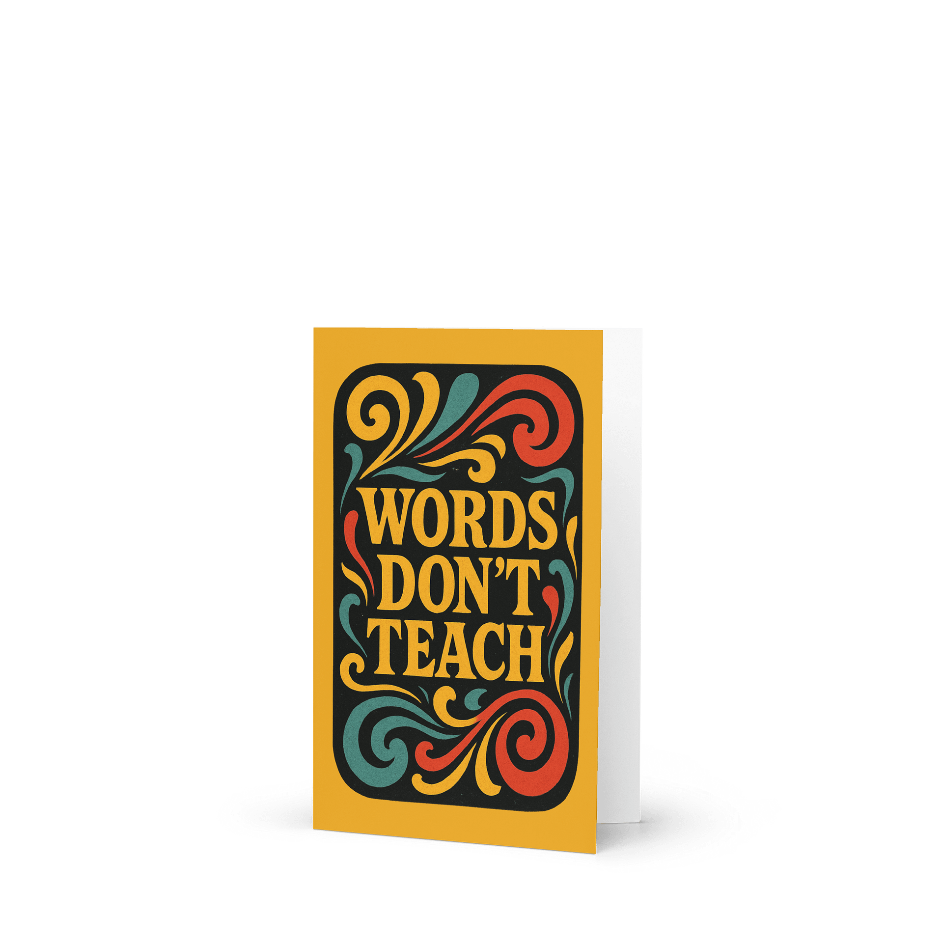 Words Don't Teach - Card product image (4)