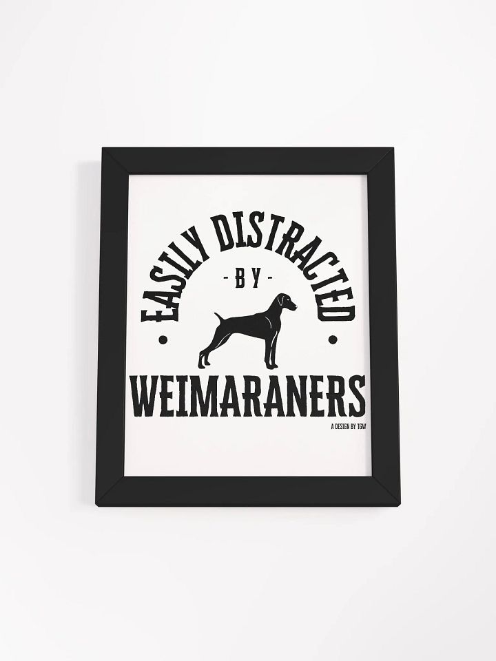 Easily Distracted - Framed Print product image (1)