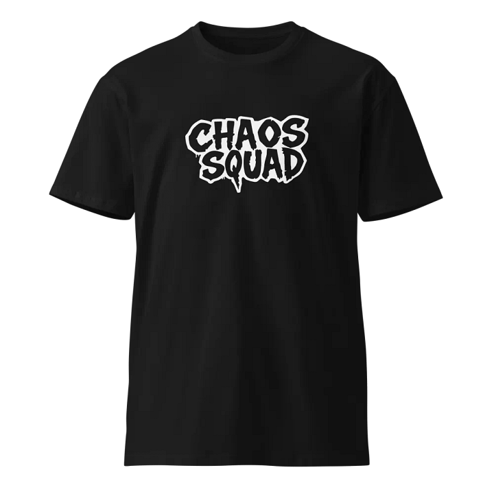 OG BLACK CHAOS SQUAD LOGO TEE - BY RIZZLEXO product image (1)