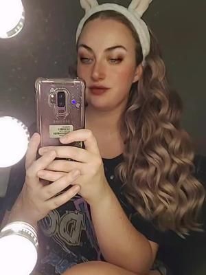 This filter makes me feel like a fairy 🧚‍♀️ ✨  #Fairy #filter #makeup #makeuptrend #bunny #curlyhair #hotwheels   #reddress #getreadywithme 
