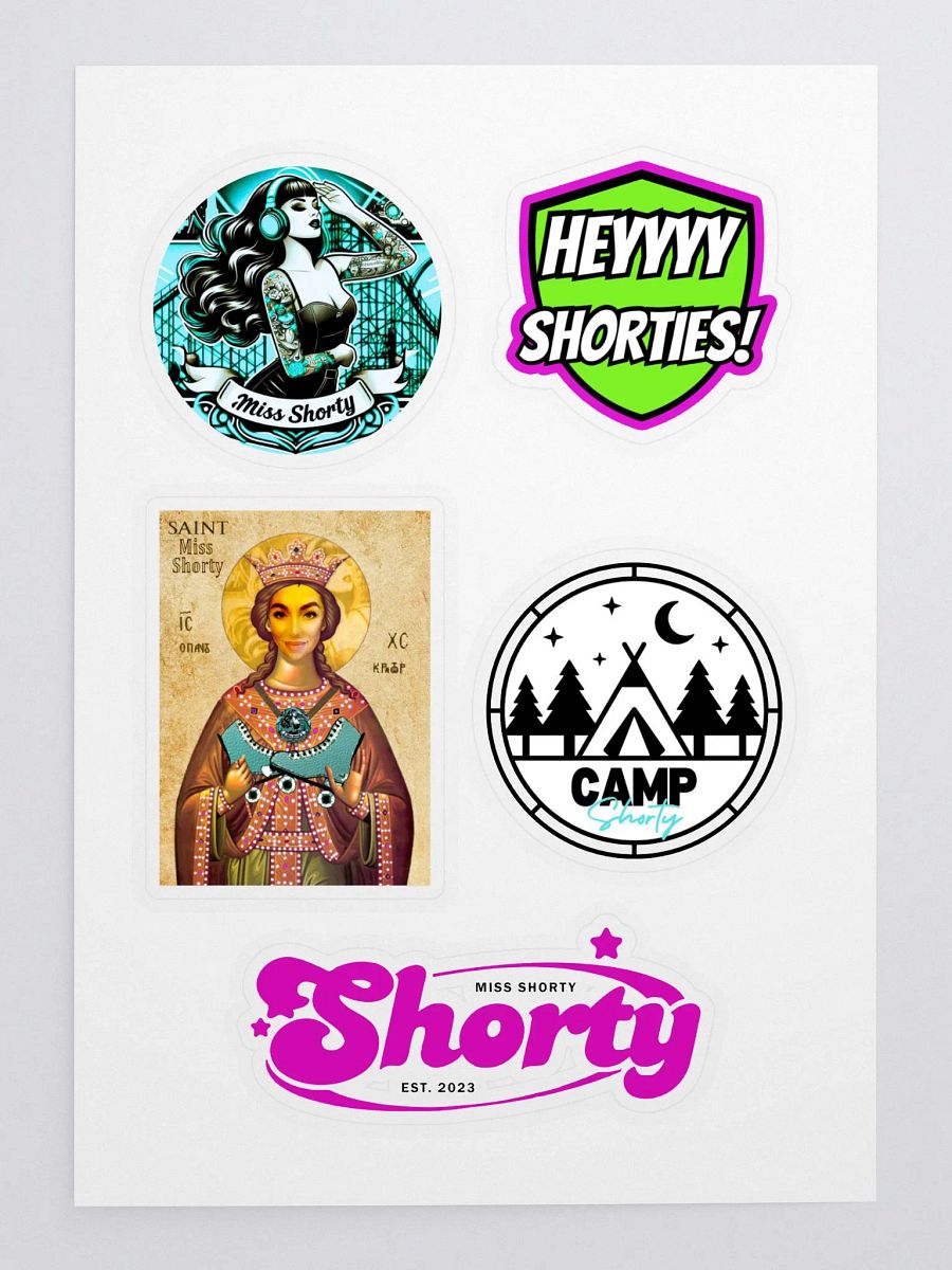 Shorty Vibes Sticker Sheet product image (3)