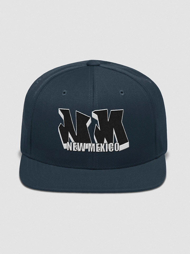 NEW MEXICO, NM, Graffiti, Yupoong Wool Blend Snapback Hat product image (1)