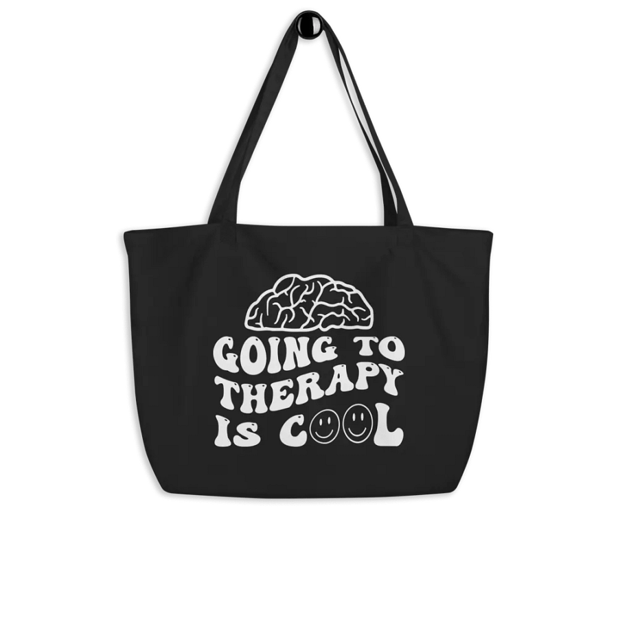 Going To Therapy Is Cool Bag product image (4)