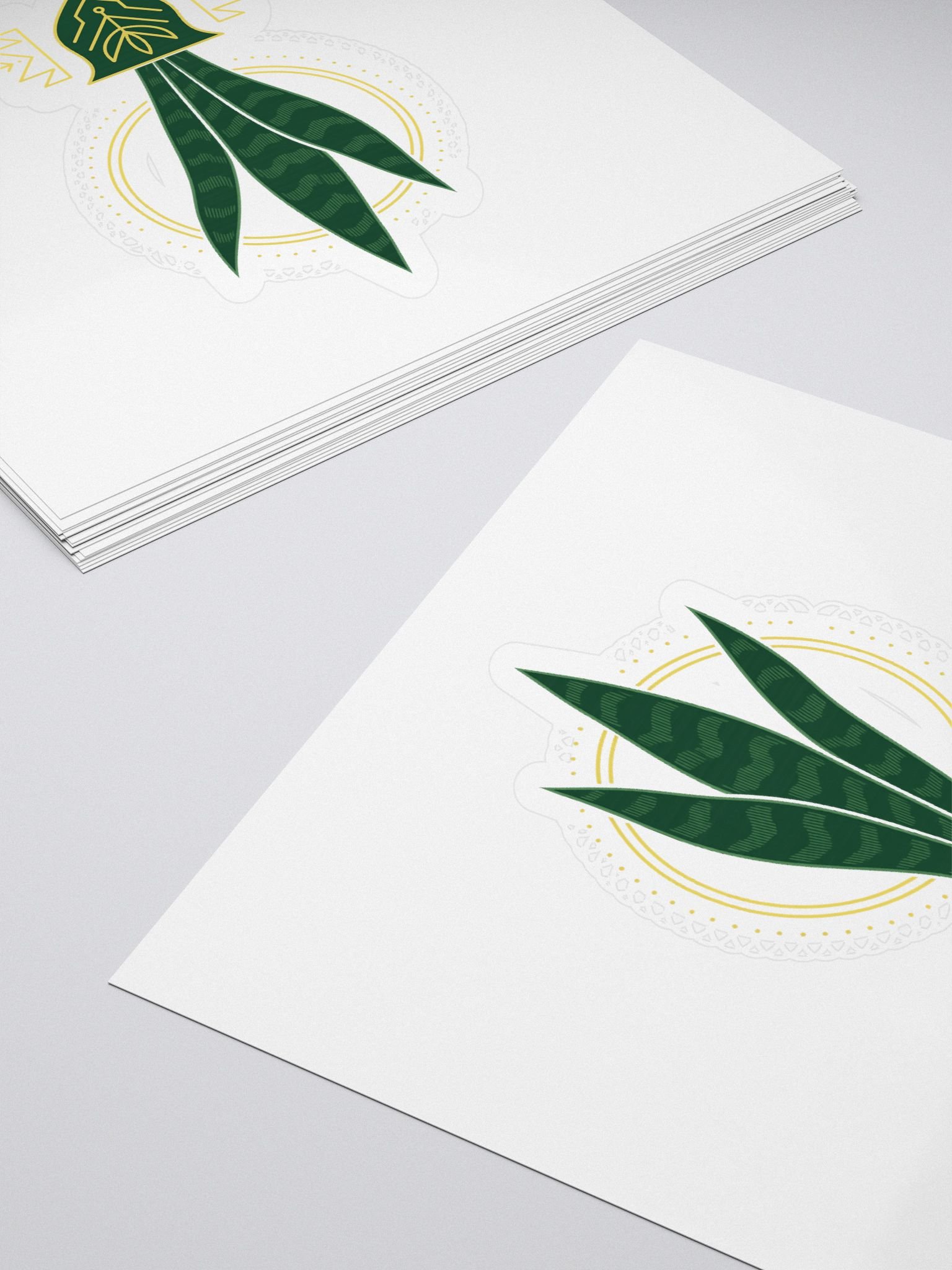 Snake Plant cutout sticker product image (4)