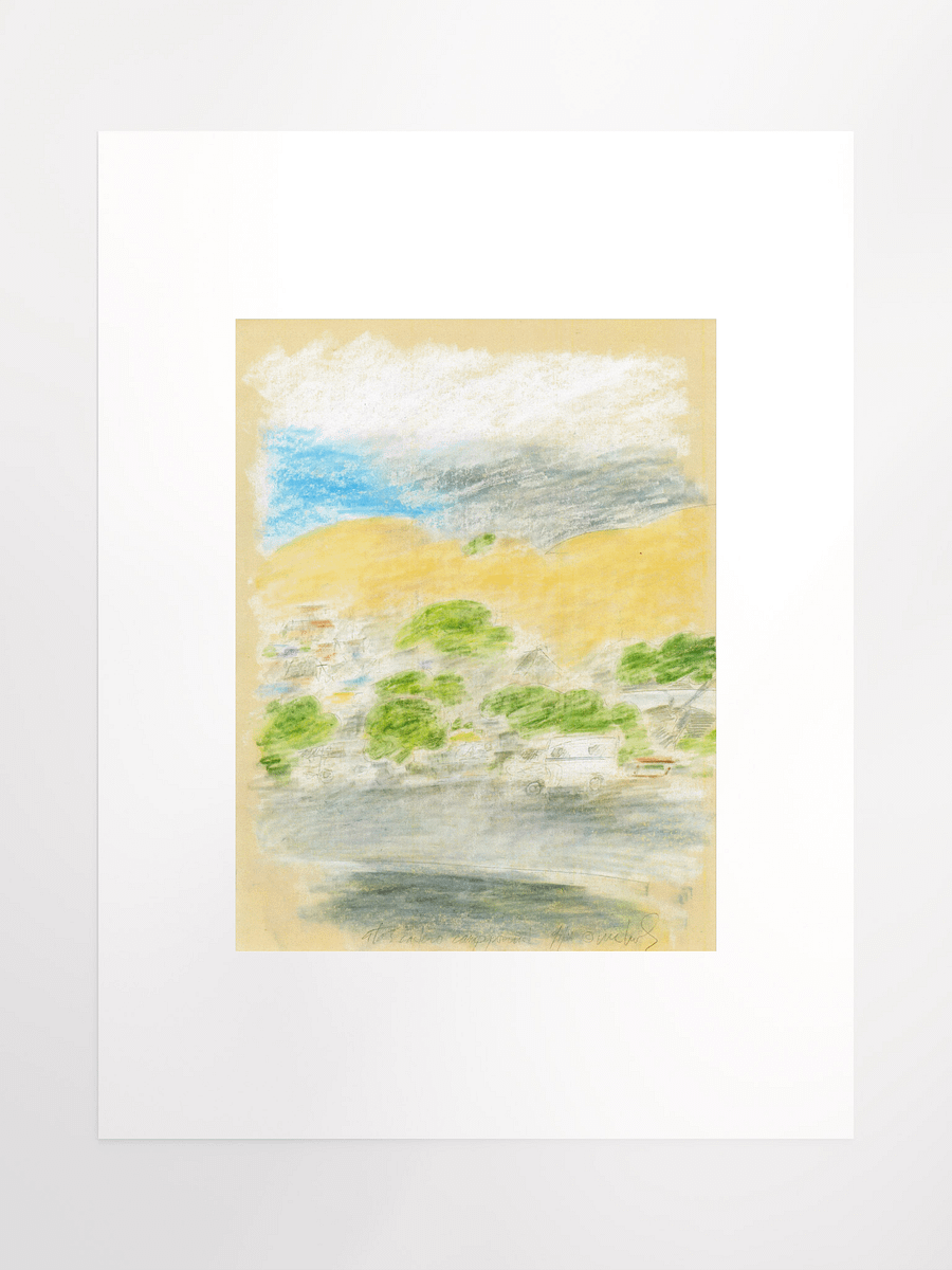 Atascadero Campground, CA 09.07.86 print product image (2)