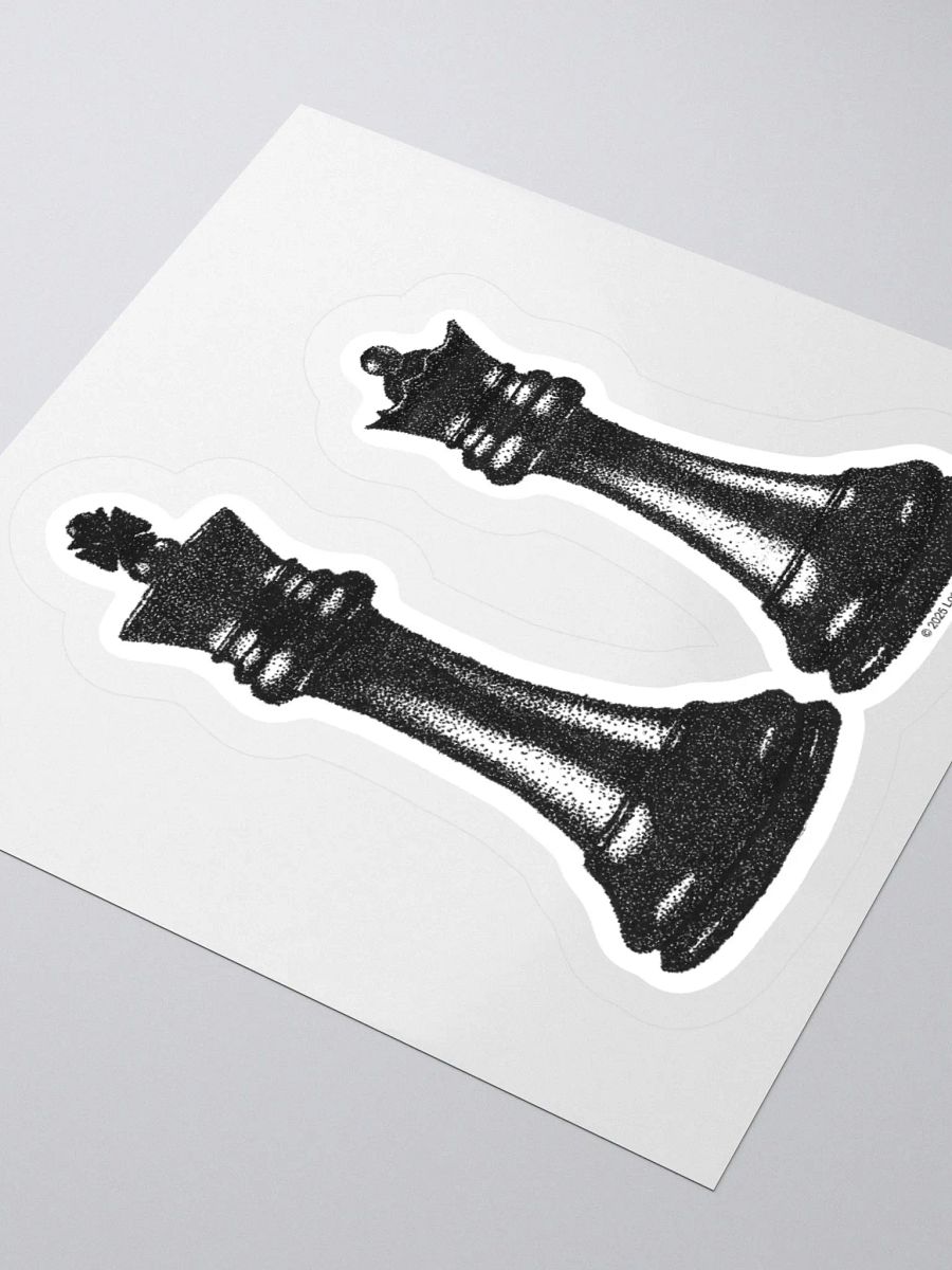 "Couple" Chess King & Queen Stipple product image (8)