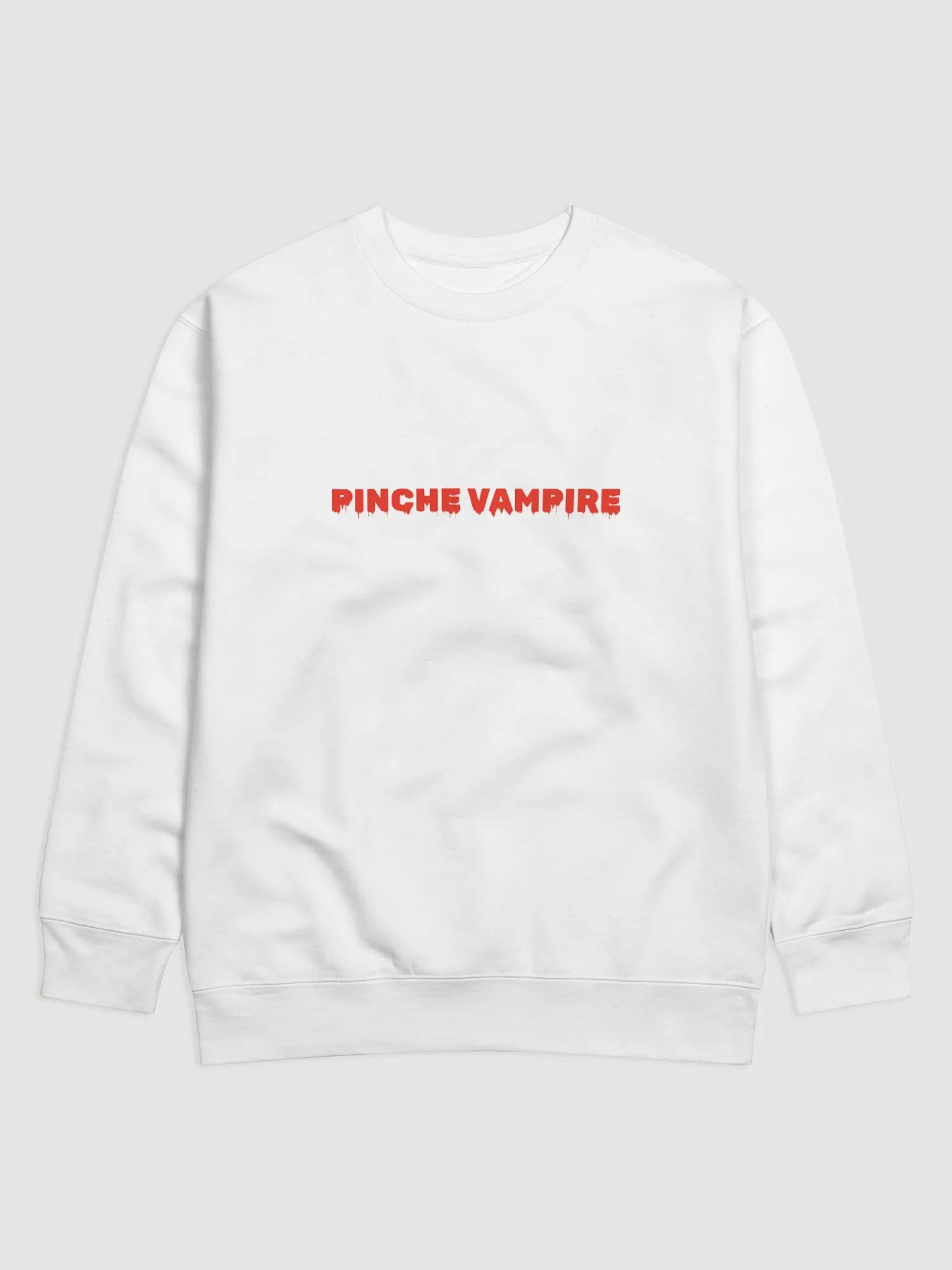 Pinche Vampire White Long Sleeve product image (1)