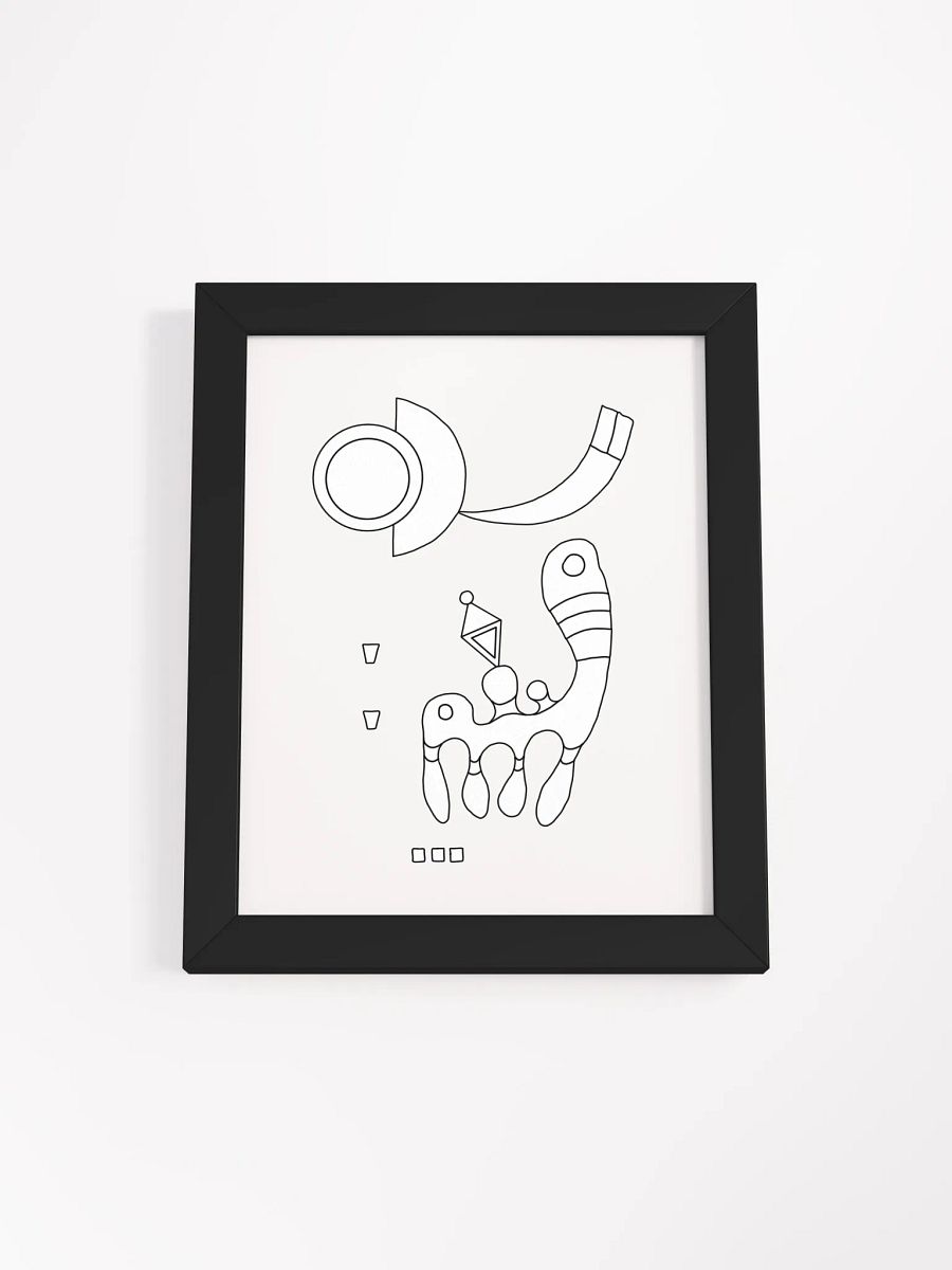 Color-Your-Own Kandinsky's Framed Poster! product image (5)