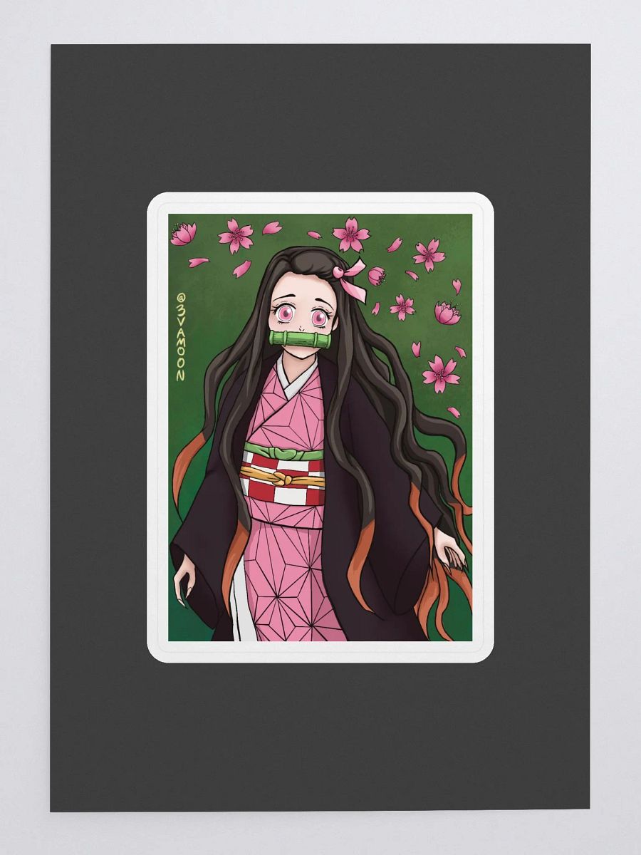Nezuko fan art Sticker product image (3)
