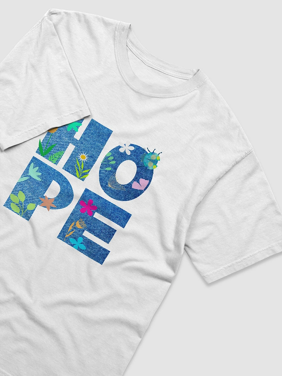 Hope Inspirational Text with Flowers T Shirt product image (54)