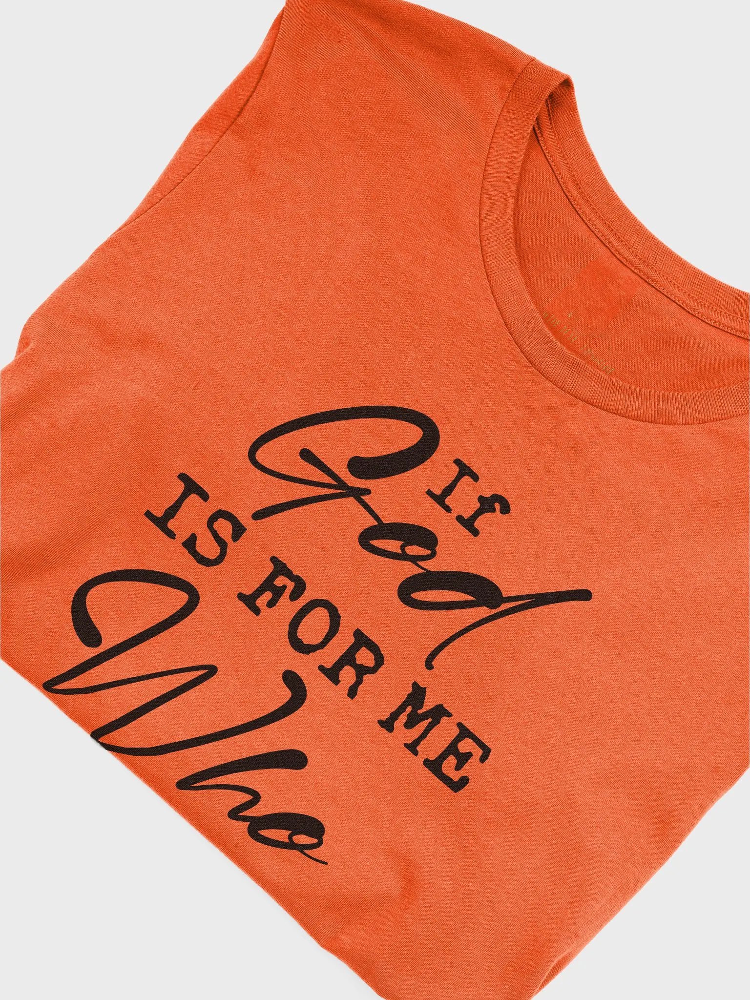 IF GOD IS FOR ME WHO CAN BE AGAINST ME? T-SHIRT &PRAYER & GRATITUDE JOURNAL BUNDLE product image (5)
