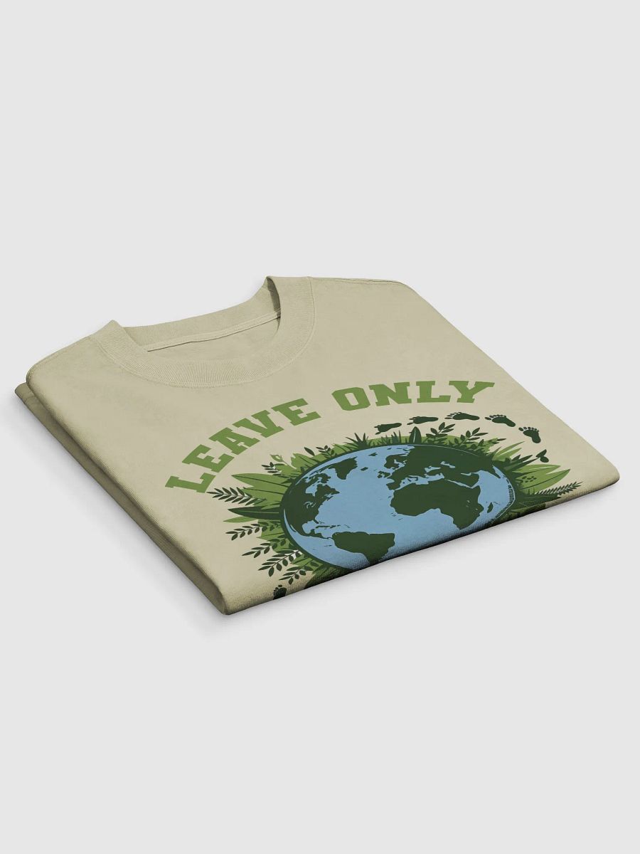 Leave Only Footprints, Care for Our Planet Oversized T-Shirt product image (8)