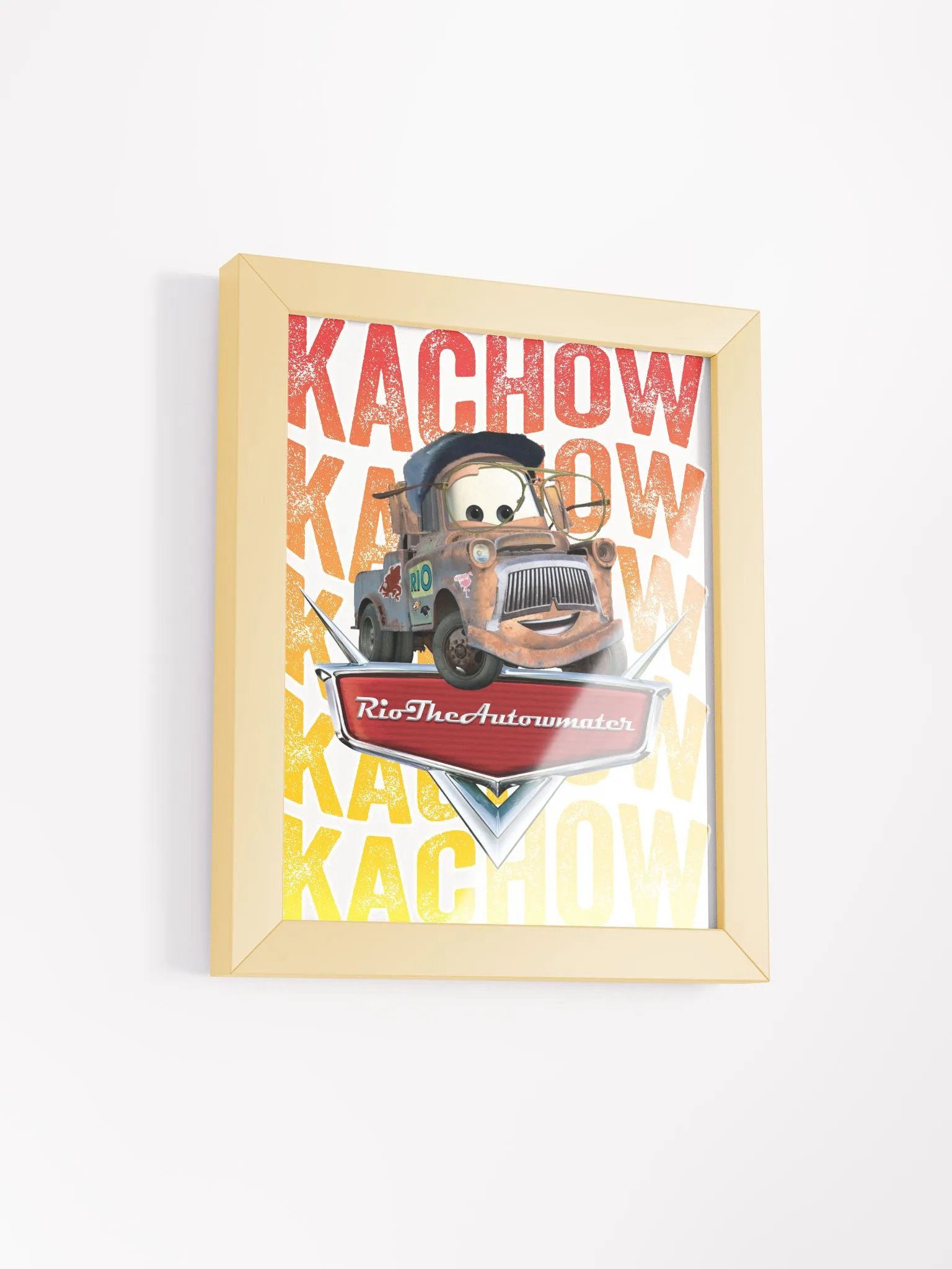 RioTowmater Kachow Framed Poster product image (3)