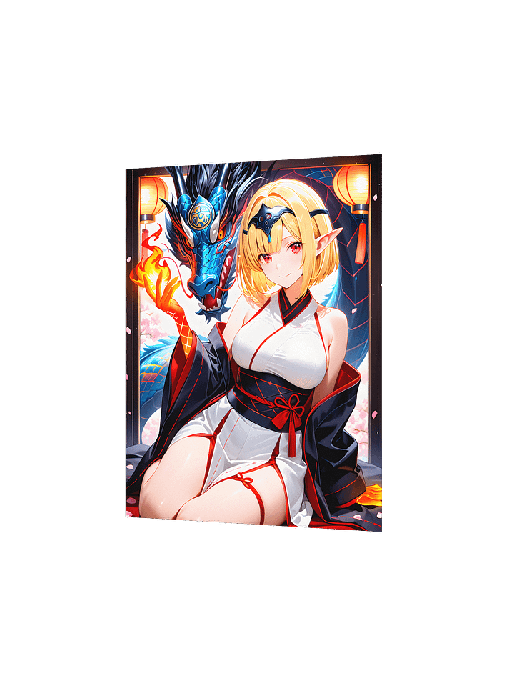 Ember Japanese Dragon Print product image (6)