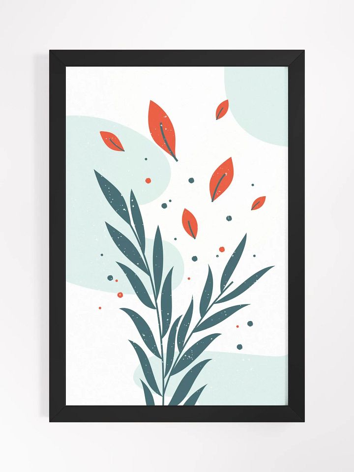 Abstract Botanical Bliss Framed Poster product image (3)