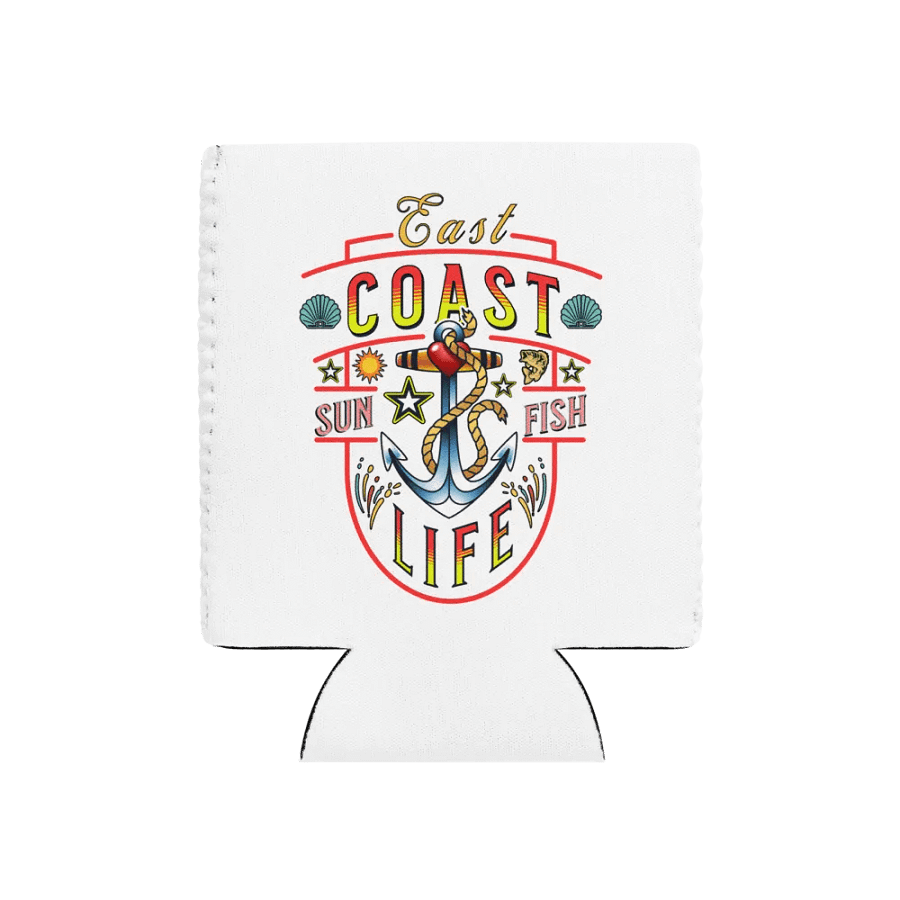 East Coast Life Sun Fish Can Cooler product image (1)