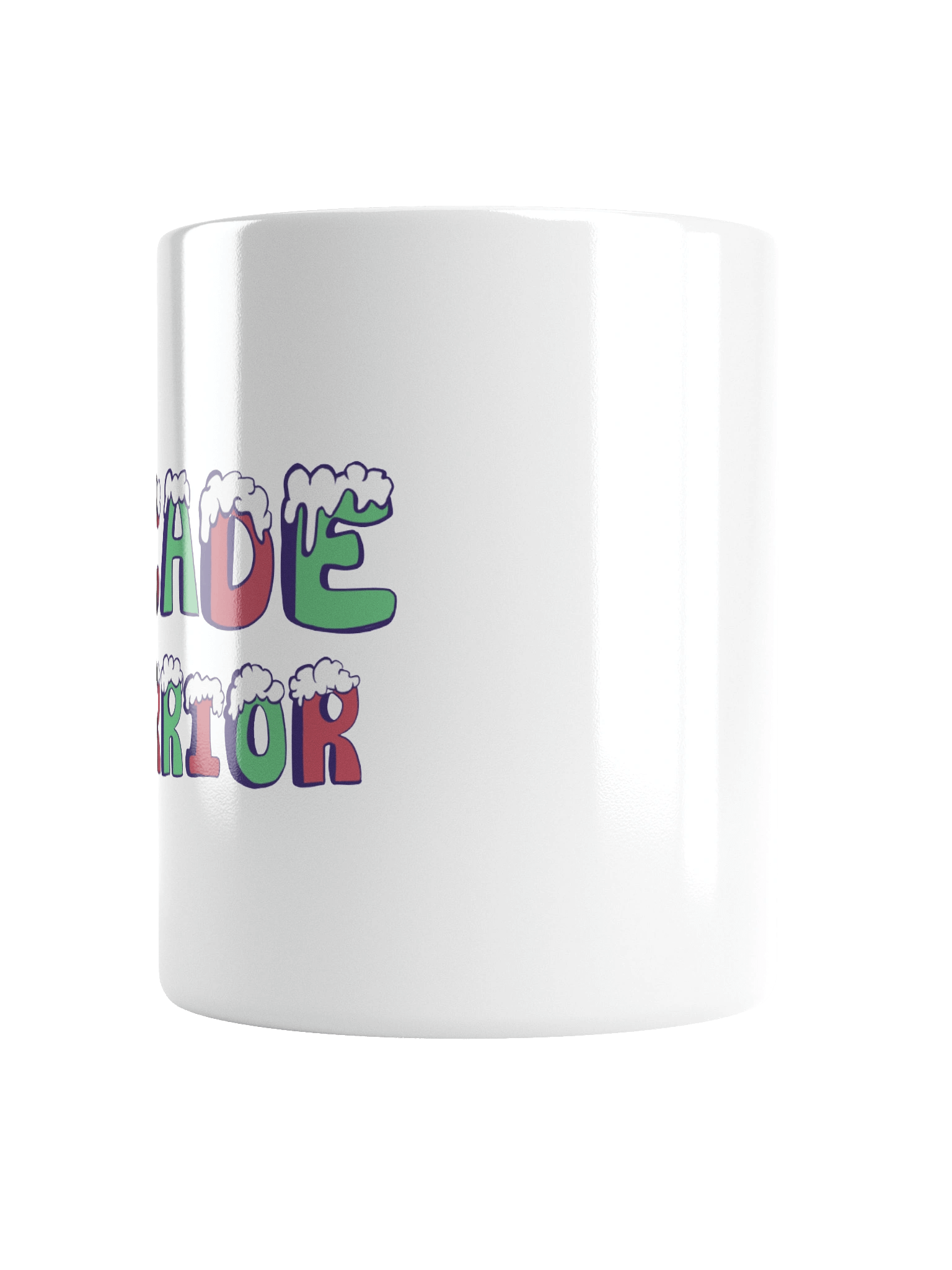 Arcade Warrior Holiday Logo White Mug 2025 product image (2)