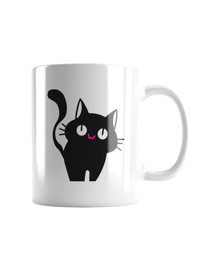 Double Sided Cat Butt White Ceramic Coffee Mug product image (2)