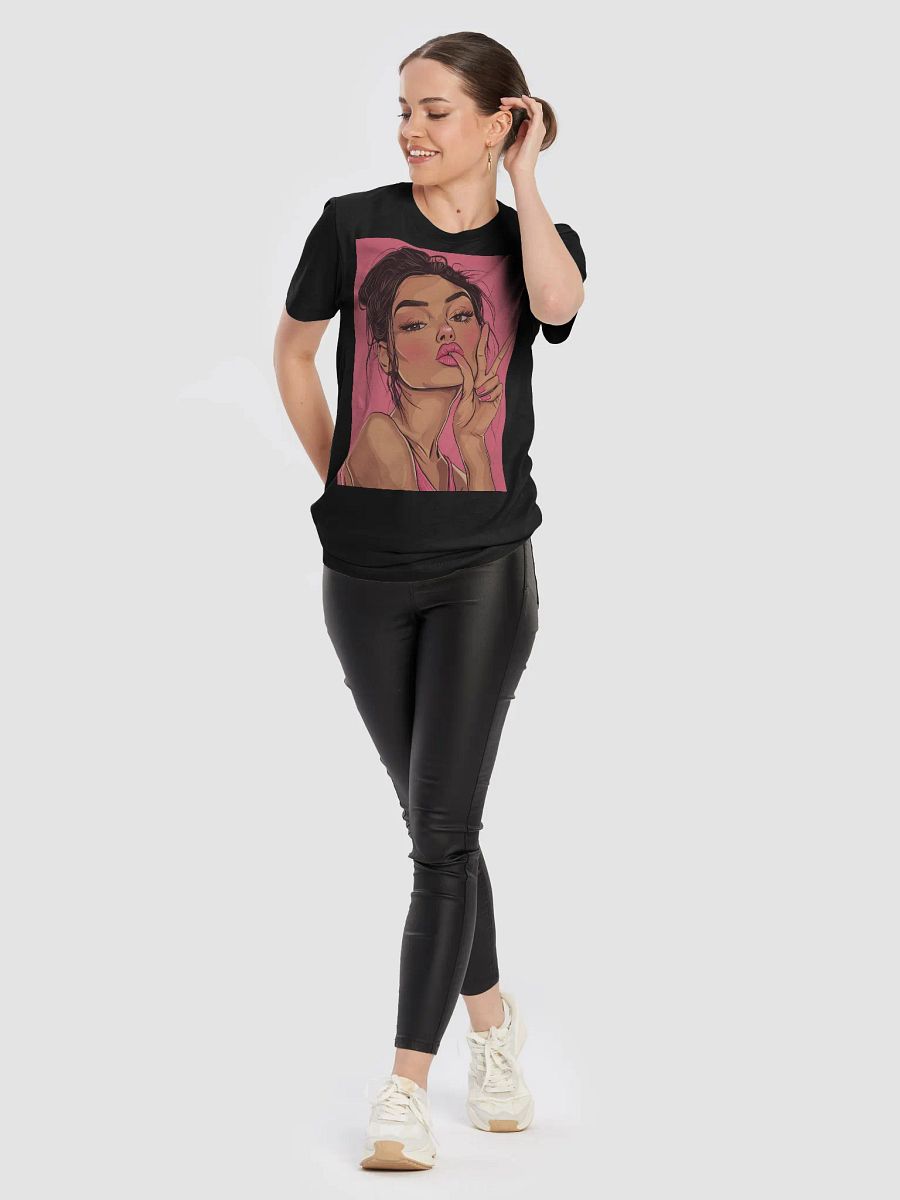 Glamorous woman vintage Peace Sign design T-Shirt product image (108)