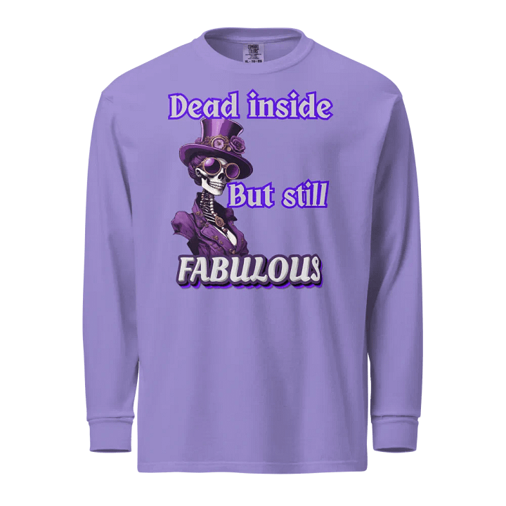 Fabulous female Skeleton heavyweight Long Sleeve Shirt product image (1)