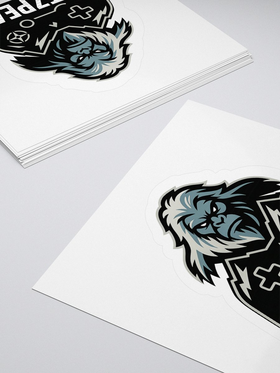 PatzPeak Gaming Gorilla Kiss Cut Stickers product image (12)