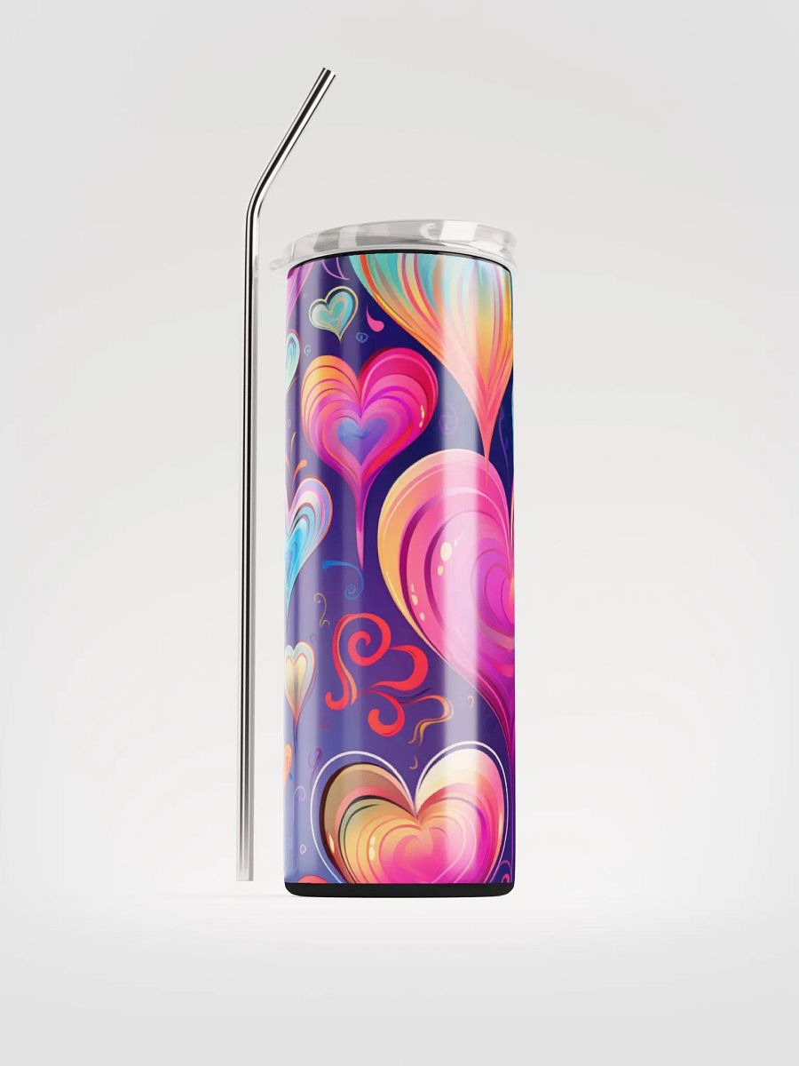 Boho Hearts Stainless Steel Tumbler: Embrace Love in Style product image (1)