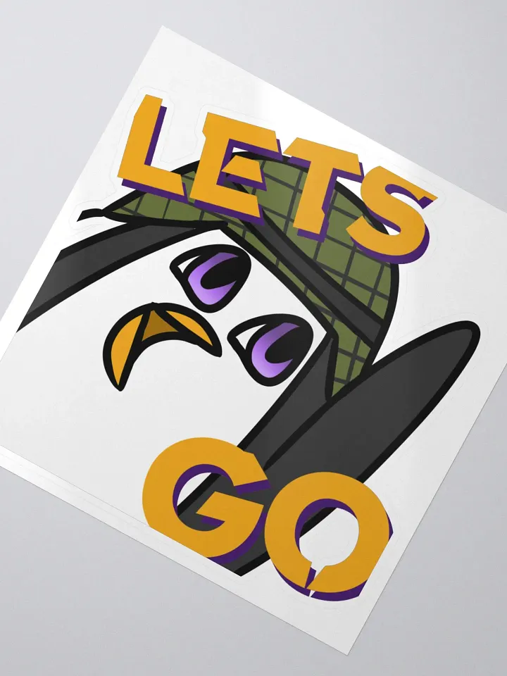 Sticker LETS GO product image (2)