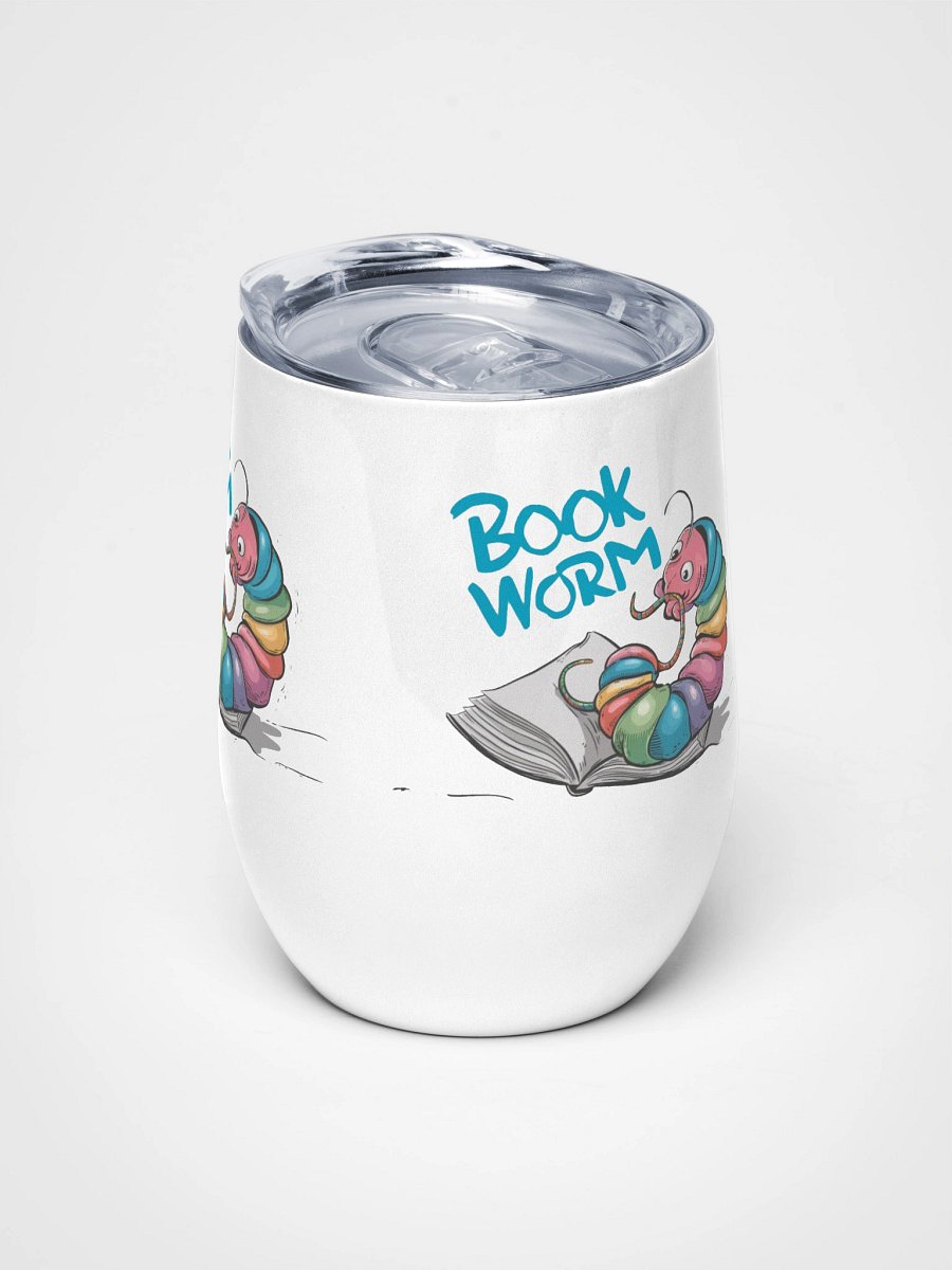 Colorful Book Worm Wine Tumbler product image (5)