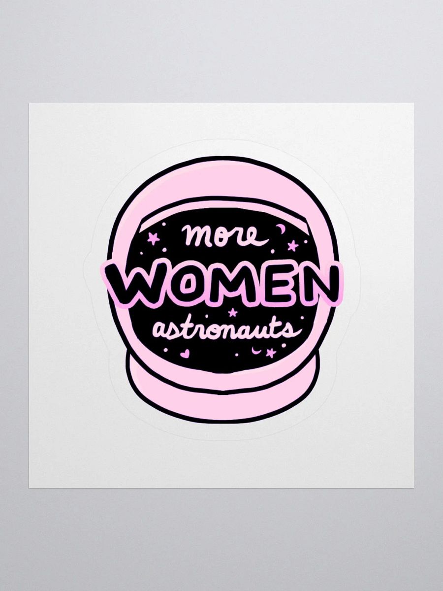 More Women Astronauts Sticker - Pink product image (1)