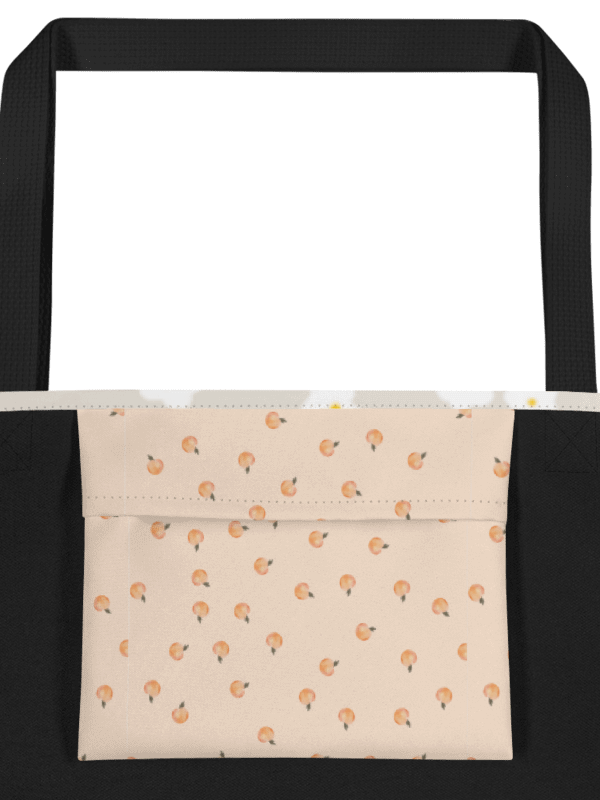 TINY DAISY SUMMER Large Tote Bag - Grosse Tragetasche MIT Gänseblümchen product image (2)