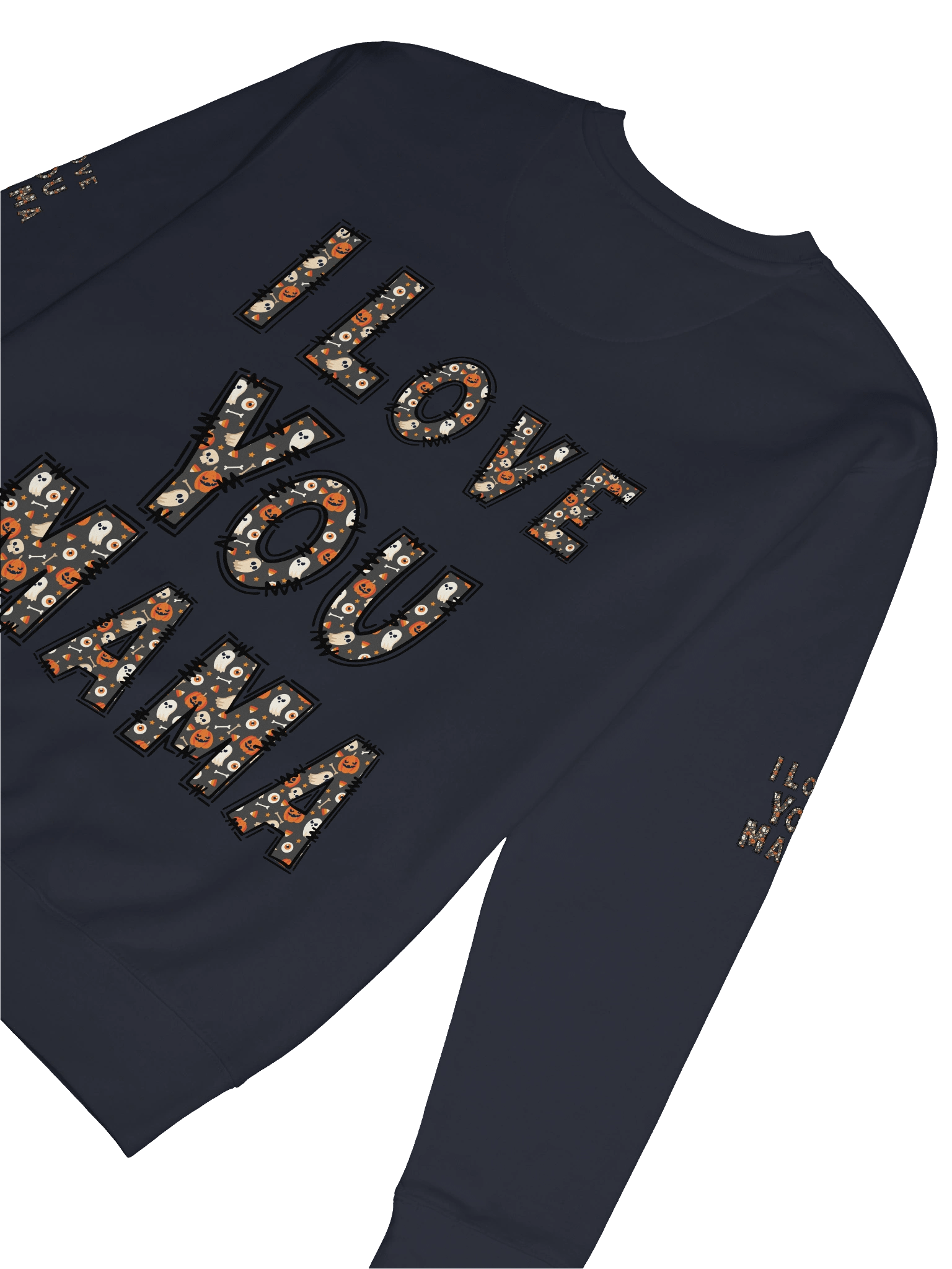 I Love You Mama Halloween Alphabet Sweatshirt product image (82)
