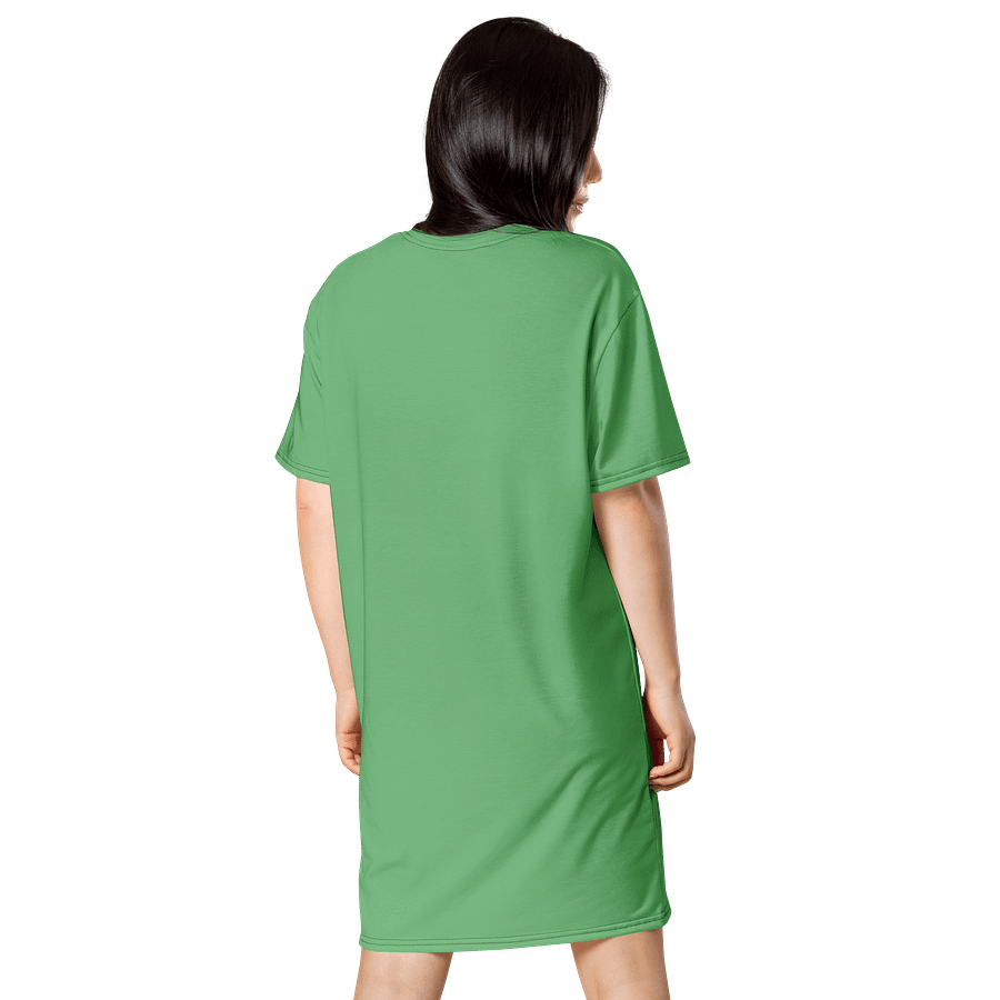 Oversized T-Shirt Dress - Earthy Bay Leaf, Sizes 2XS-6XL product image (2)