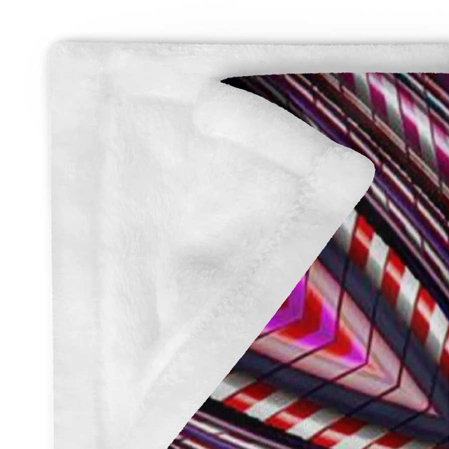 Candy Cane Kaleidoscope Throw Blanket product image (24)