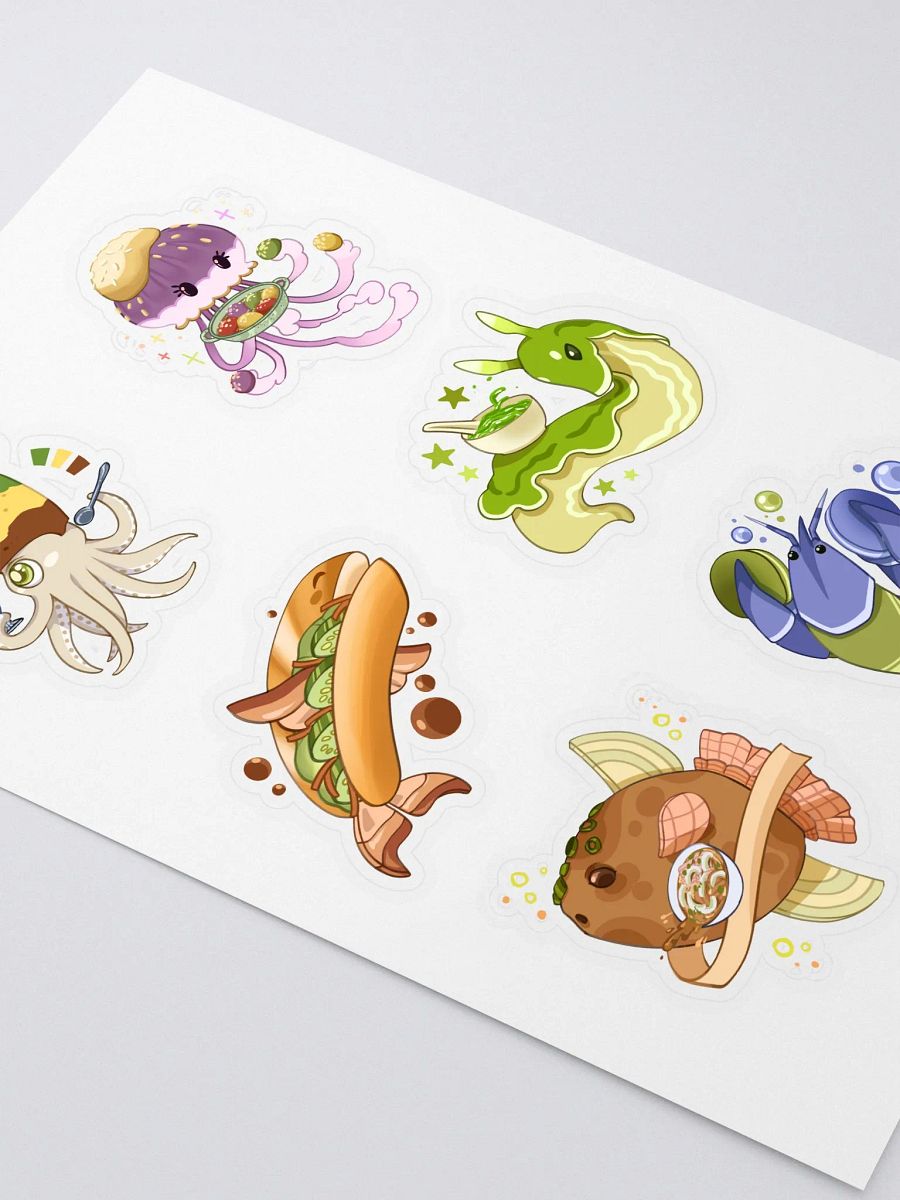 Foody Creatures Sticker Sheet product image (2)