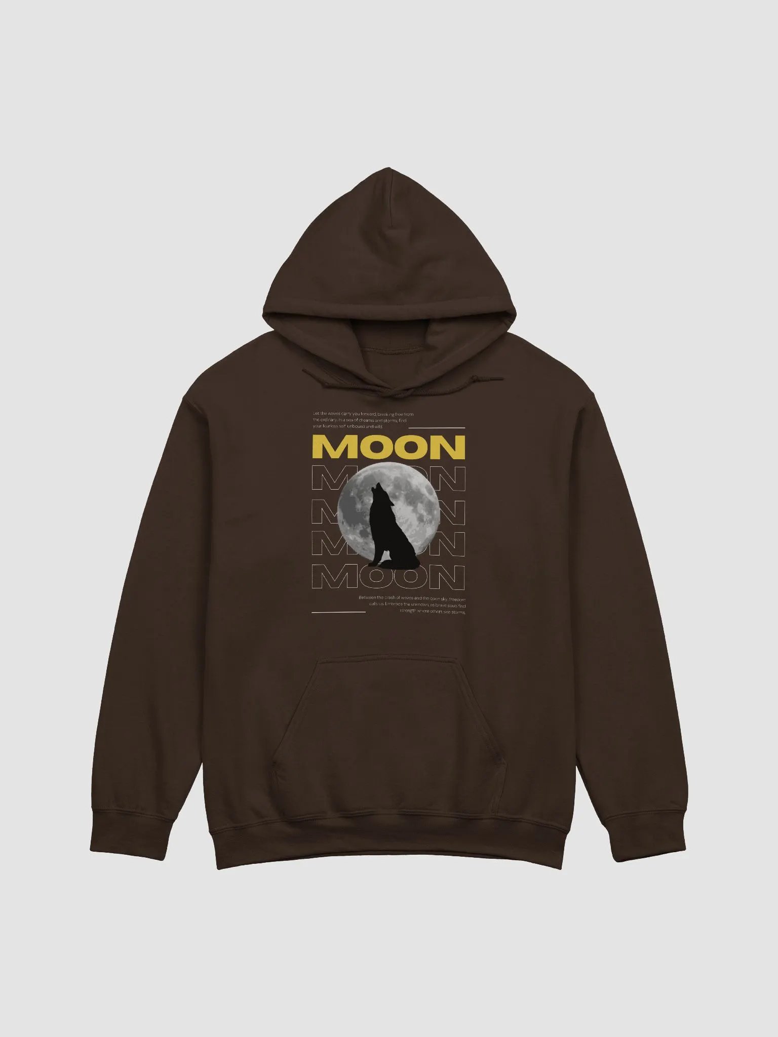 Howling Wolf Moon Hoodie product image (1)
