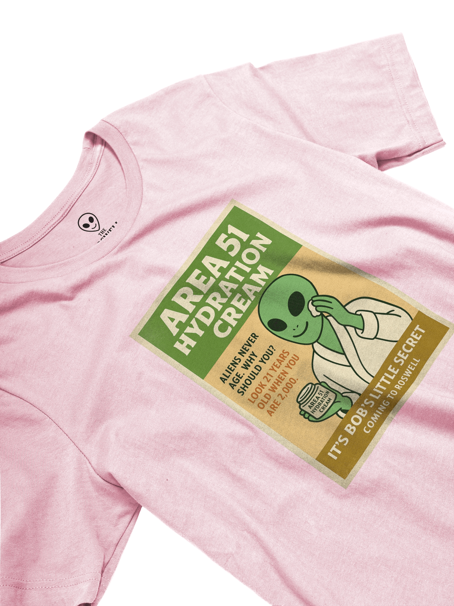 Area 51 Skincare 1950's Retro Roswell Aliens Poster Unisex T-Shirt product image (3)