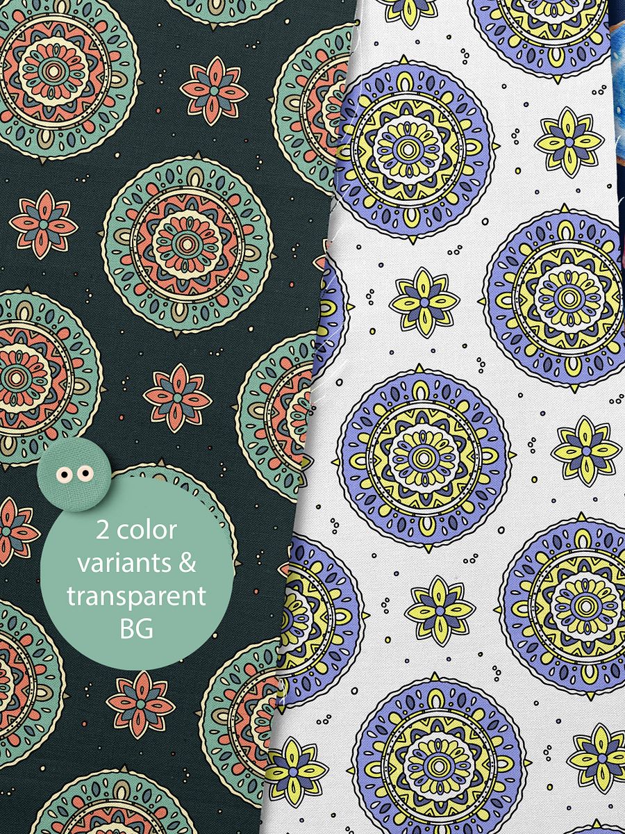 Indian Ornament Seamless Pattern product image (2)