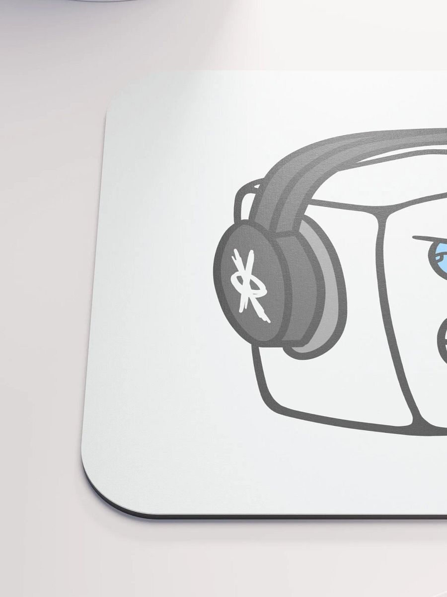 White Aim Mousepad product image (4)