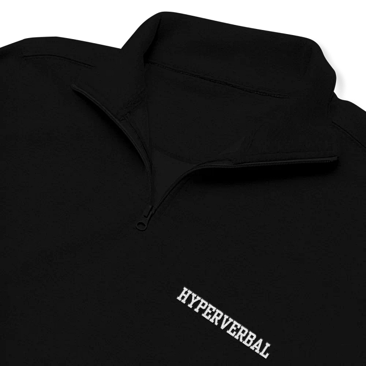 HYPERVERBAL embroidered quarter zip product image (1)