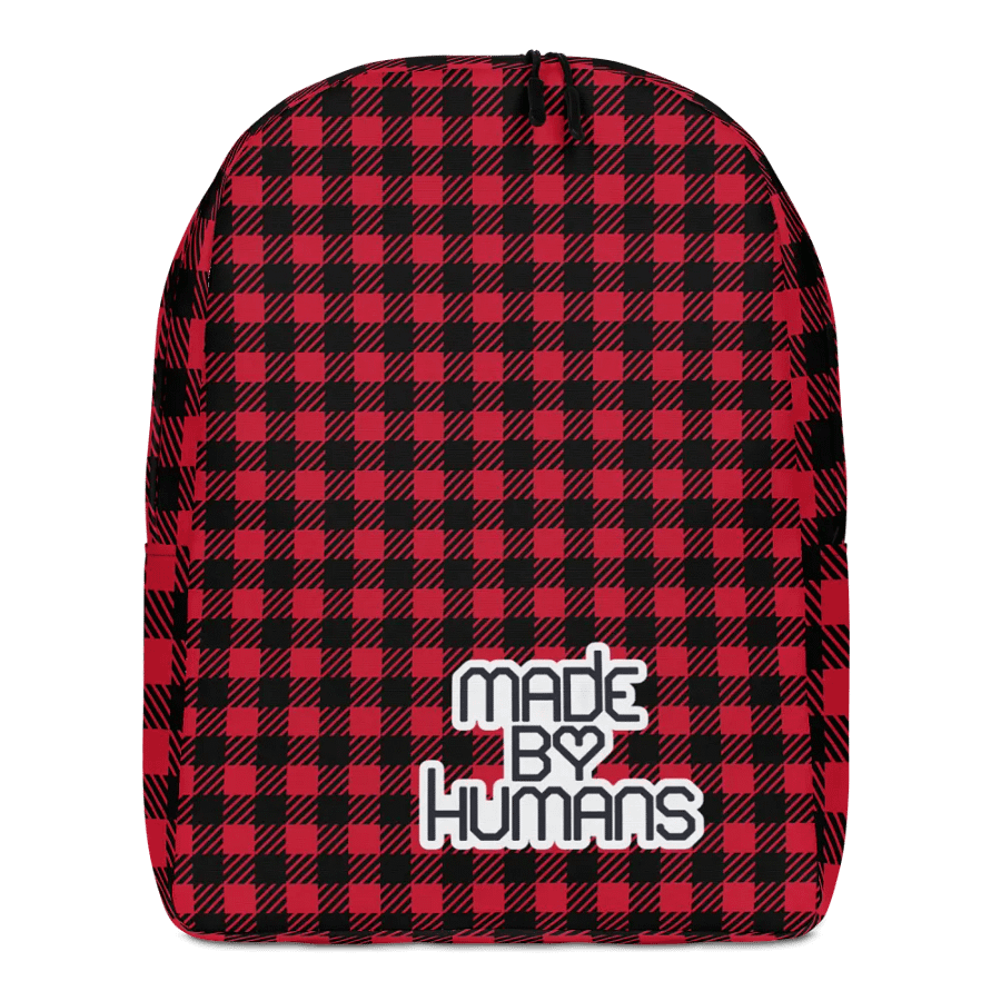 Made by Humans Flannel Backpack product image (1)