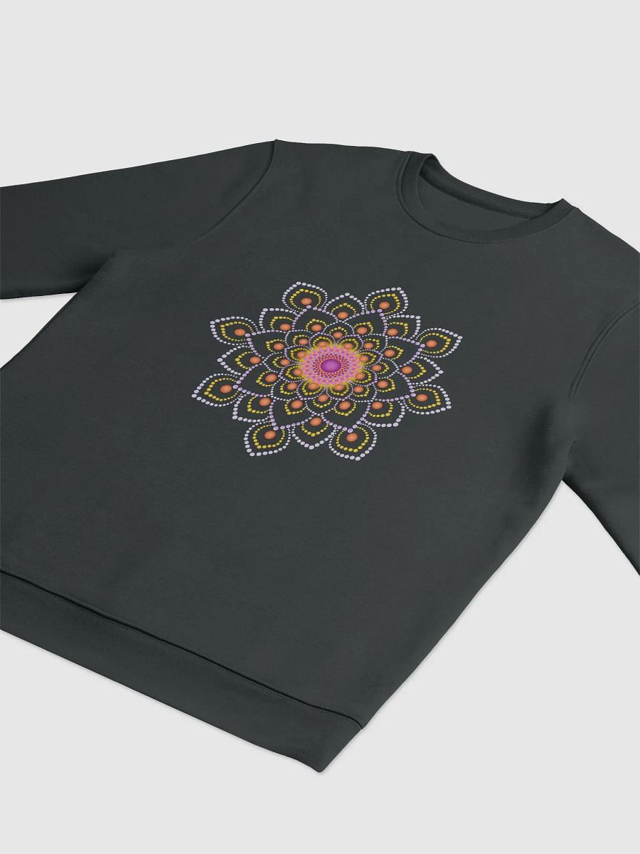 Simple Colorful Dot Mandala Unisex Eco Sweatshirt product image (3)