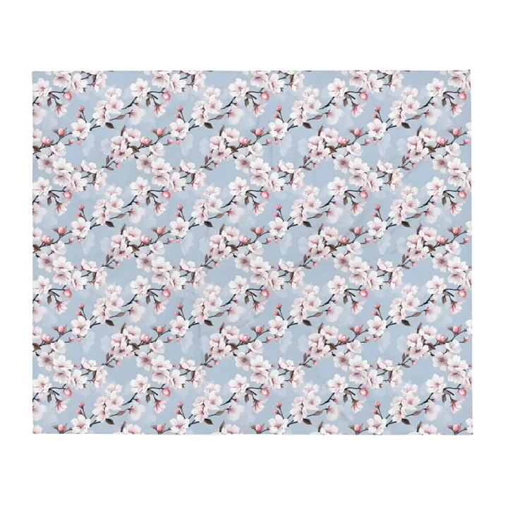 White Sakura Blanket product image (1)