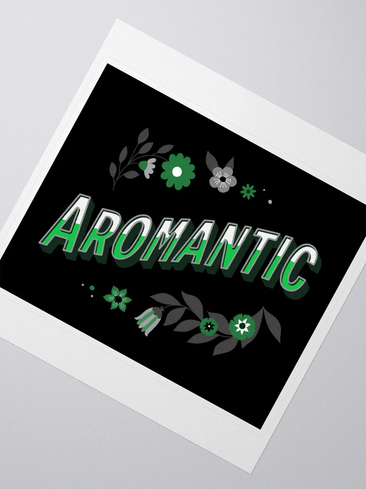 Floral Aromantic Sticker product image (4)