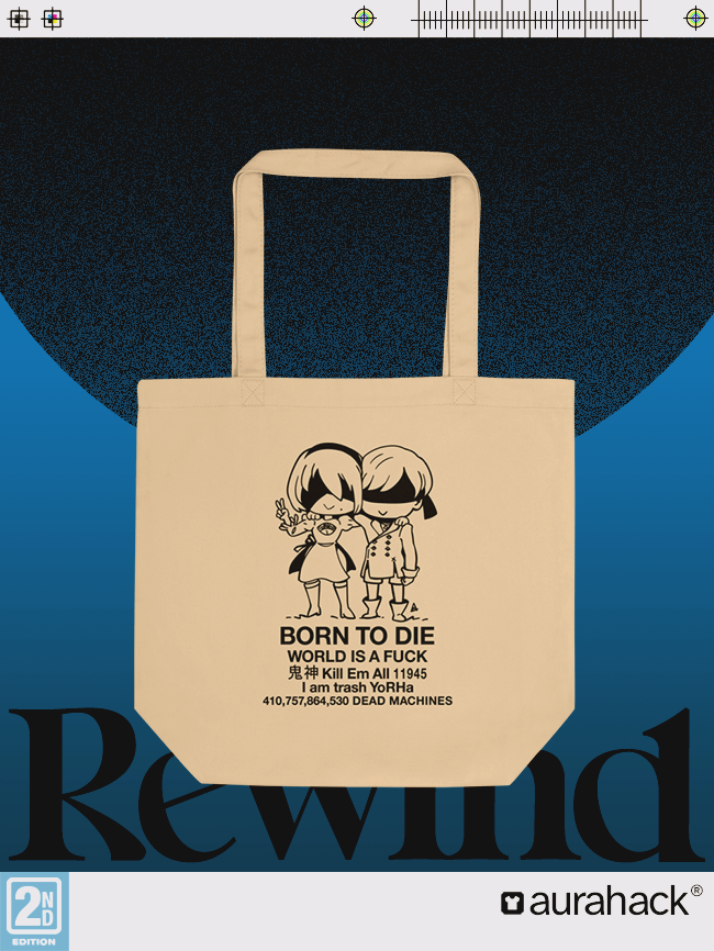 BORN TO DIE - TOTE BAG - TAN product image (1)