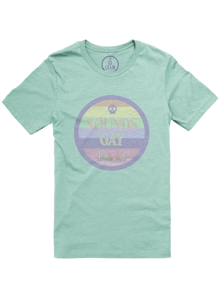 Sounds Gay T-Shirt (Lilac Design) product image (1)