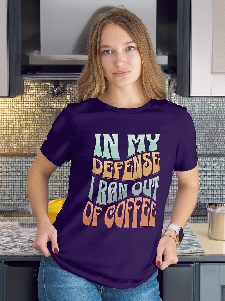 Women's Ran Out Of Coffee T-Shirt product image (1)