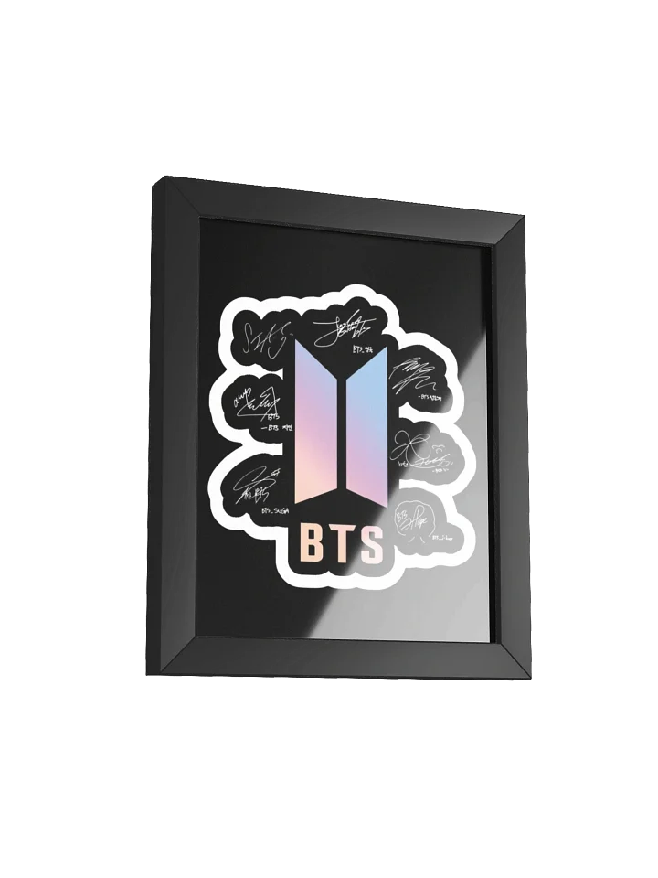 BTS Members Signature Art Print product image (2)