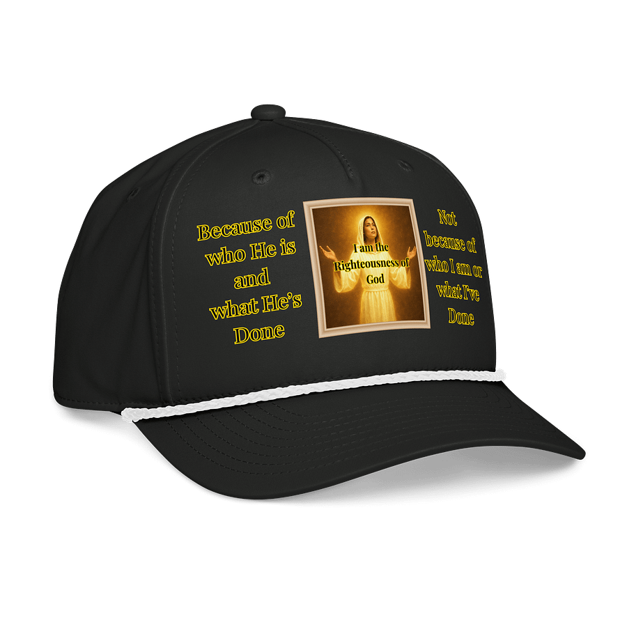 I am the Righteousness of God (Female) Richardson Five-Panel Classic Rope Cap product image (4)