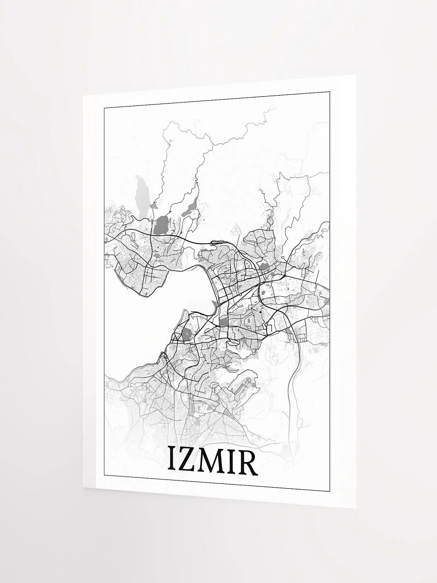İzmir, Türkiye, city map print product image (6)